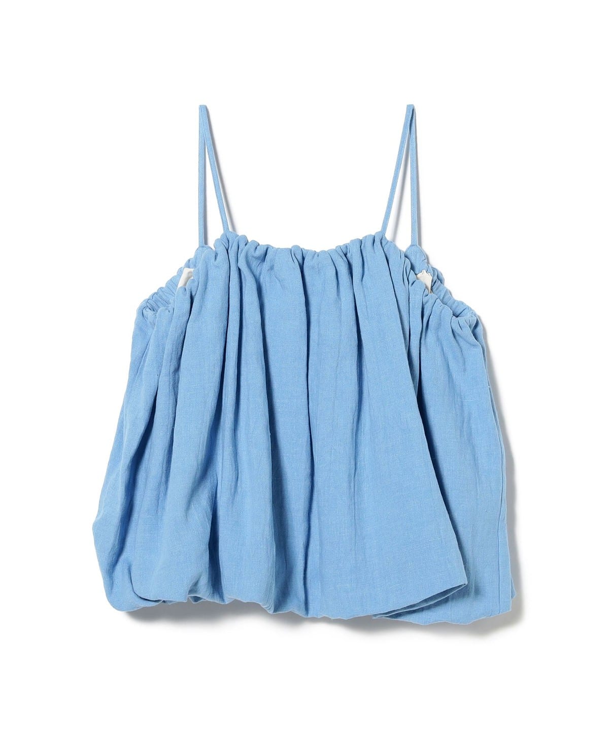 Uhr ウーア / Linen Balloon Camisole シャツ・ブラウス WOMEN BLUE ONE SIZE Uhr ウーア / Linen Balloon Camisole シャツ・ブラウス WOMEN BLUE ONE SIZE