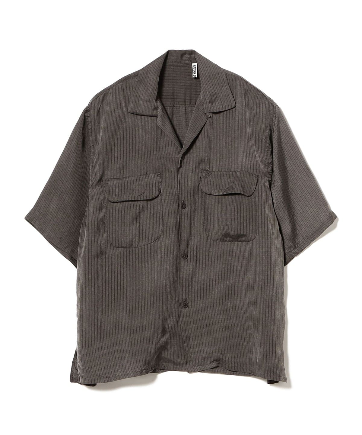 KAPTAIN SUNSHINE キャプテン サンシャイン / Open Collar SS Shirt シャツ・ブラウス WOMEN INK BLACK PLAID 34 KAPTAIN SUNSHINE キャプテン サンシャイン / Open Collar SS Shirt シャツ・ブラウス WOMEN INK BLACK PLAID 34