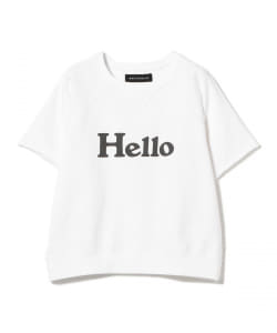 MADISONBLUE / HELLO Sweatshirt Short sleeve