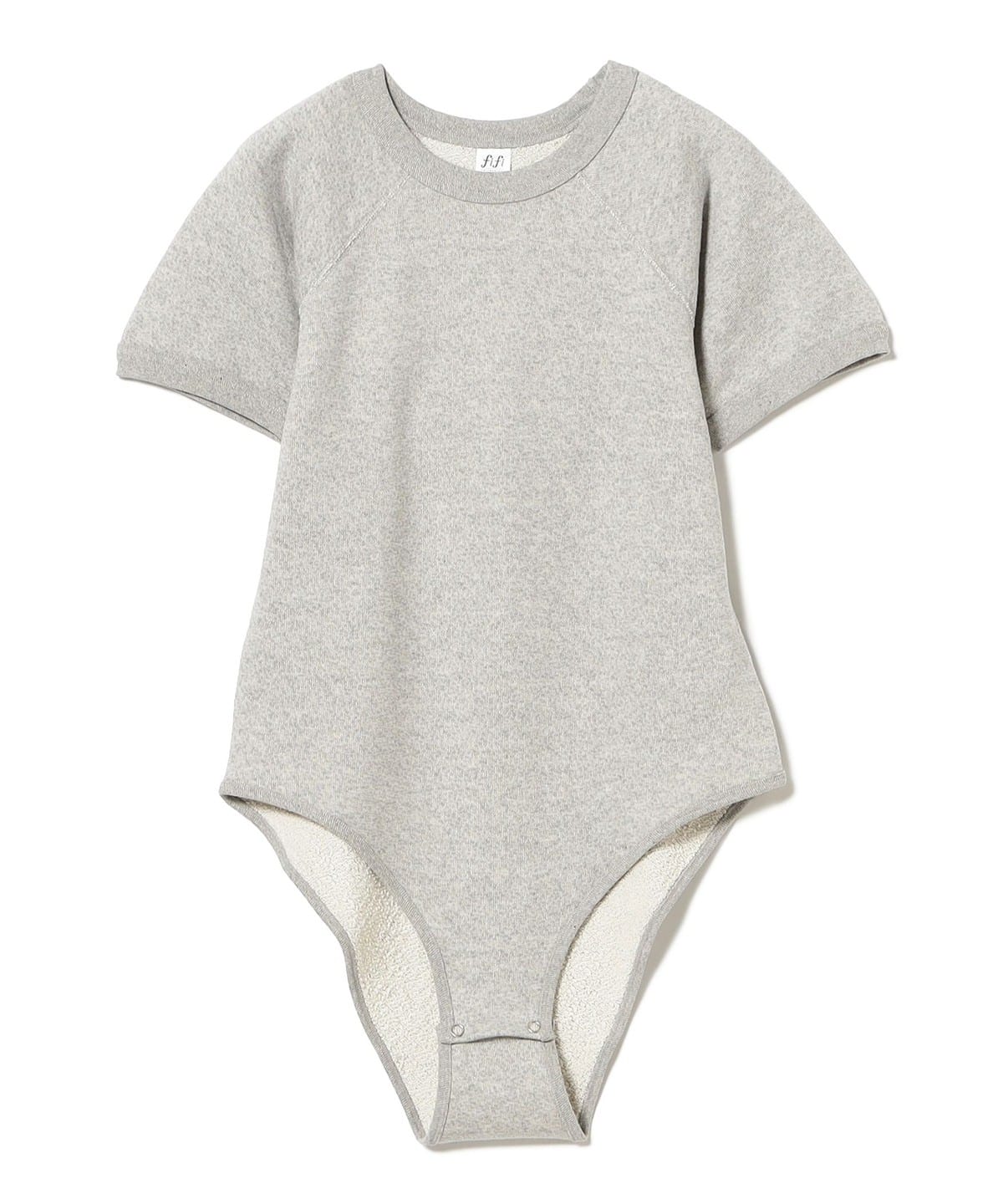fifi Collection / Short Sleeve Sweat Body suit Grey トップス WOMEN GREY M fifi Collection / Short Sleeve Sweat Body suit Grey トップス WOMEN GREY M