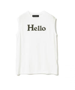 MADISONBLUE / Hello No sleeve Tee