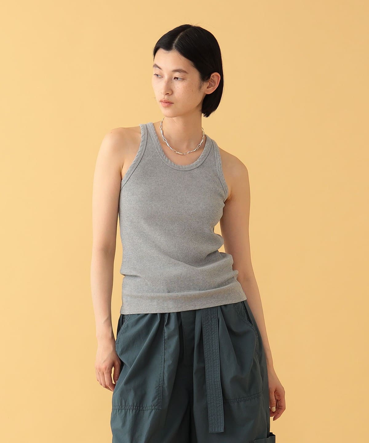 Ruby Rib Tank Tシャツ・カットソー WOMEN FEATHER GREY 2 Ruby Rib Tank Tシャツ・カットソー WOMEN FEATHER GREY 2