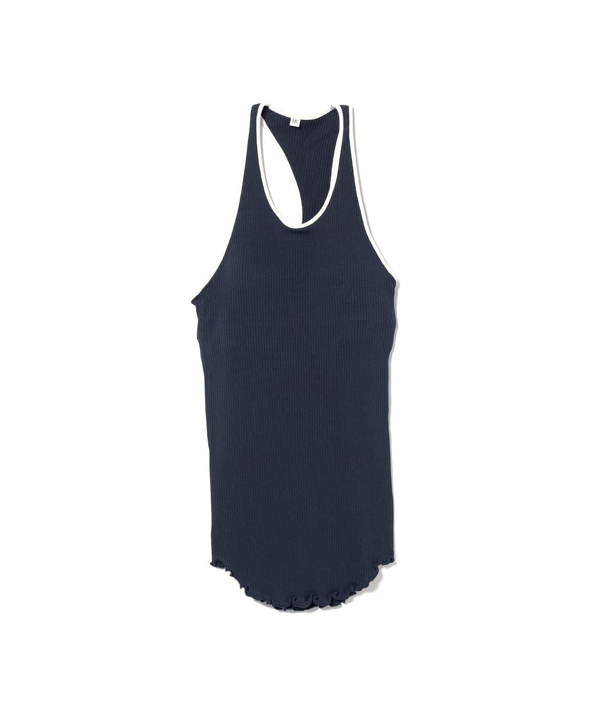 【EXCLUSIVE】HAKUJI ハクジ / Asymmetry Bra Tank Top Tシャツ・カットソー WOMEN NAVY ONE SIZE 【EXCLUSIVE】HAKUJI ハクジ / Asymmetry Bra Tank Top Tシャツ・カットソー WOMEN NAVY ONE SIZE