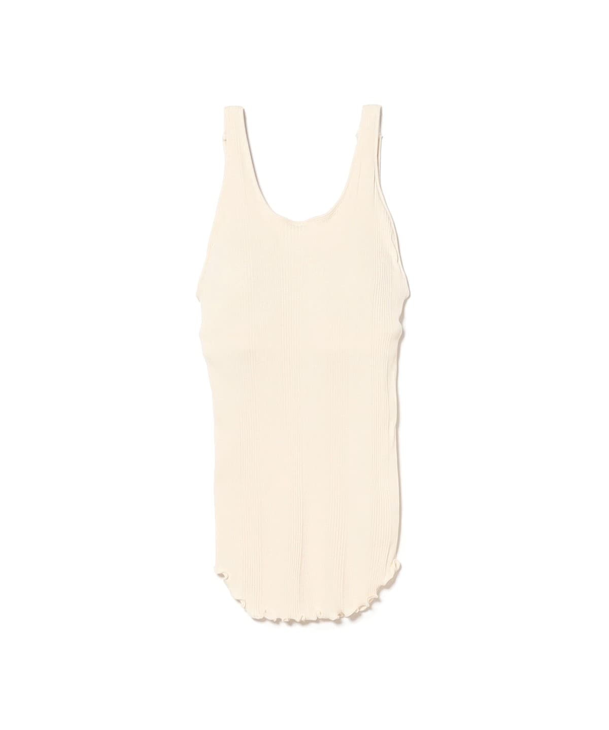 HAKUJI ハクジ / Random Rib Bra Tank Top Tシャツ・カットソー WOMEN IVORY ONE SIZE HAKUJI ハクジ / Random Rib Bra Tank Top Tシャツ・カットソー WOMEN IVORY ONE SIZE