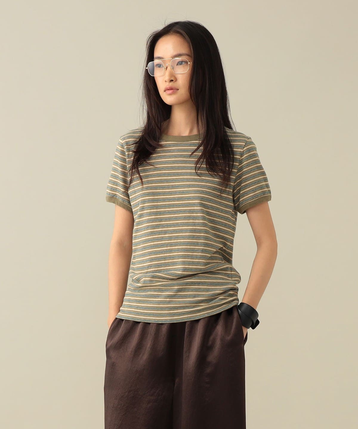 Pilgrim Surf+Supply（ピルグリム サーフ+サプライ）Momo Striped Tee
