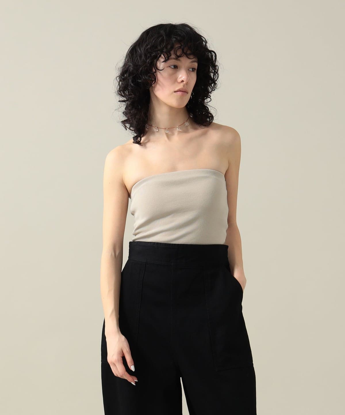 Akari Bandeau Top Tシャツ・カットソー WOMEN SAND 1 Akari Bandeau Top Tシャツ・カットソー WOMEN SAND 1