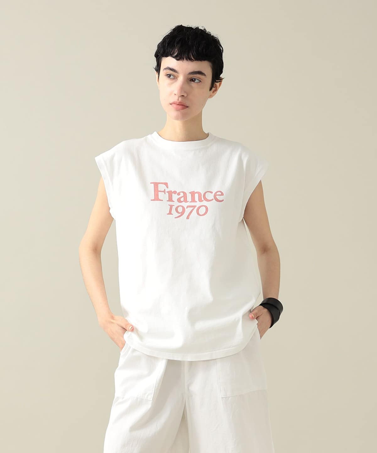 【WEB限定】REMI RELIFE / France1970 Tシャツ・カットソー WOMEN OFF WHT M 【WEB限定】REMI RELIFE / France1970 Tシャツ・カットソー WOMEN OFF WHT M