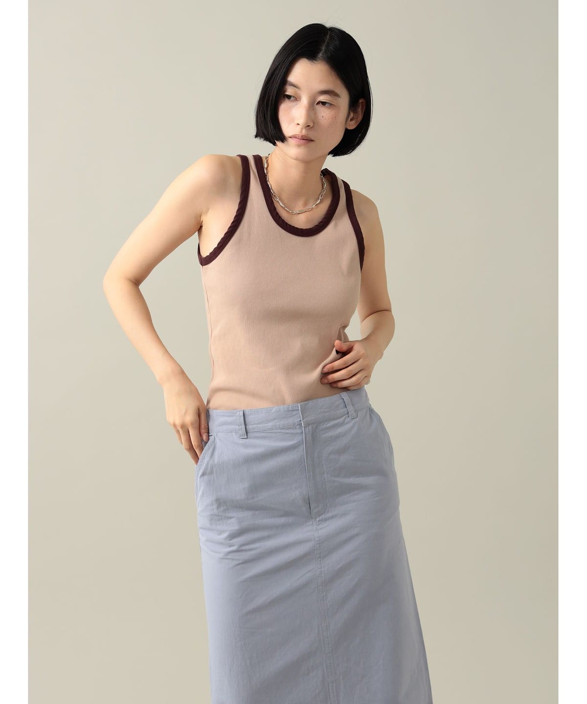 Ruby2toneTank Tシャツ・カットソー WOMEN DUSTY PINK 2 Ruby2toneTank Tシャツ・カットソー WOMEN DUSTY PINK 2