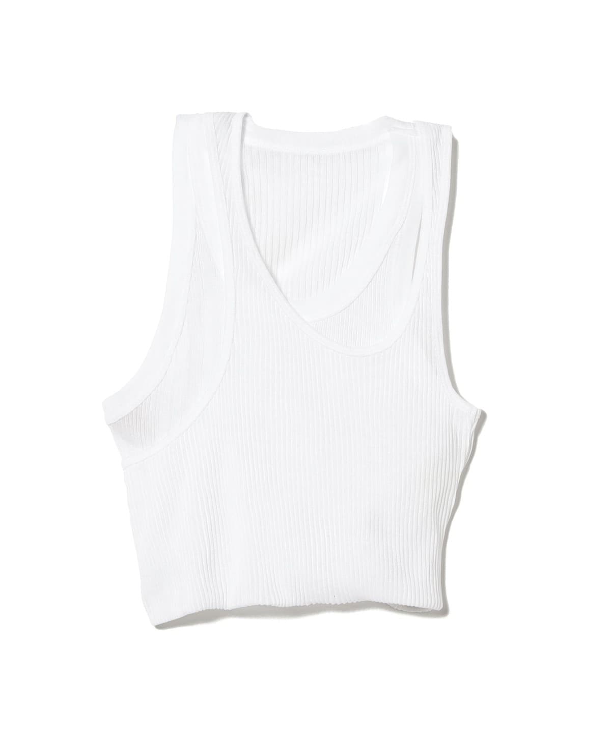 jonnlynx ジョンリンクス / tereko tank × tank Tシャツ・カットソー WOMEN WHITE ONE SIZE jonnlynx ジョンリンクス / tereko tank × tank Tシャツ・カットソー WOMEN WHITE ONE SIZE