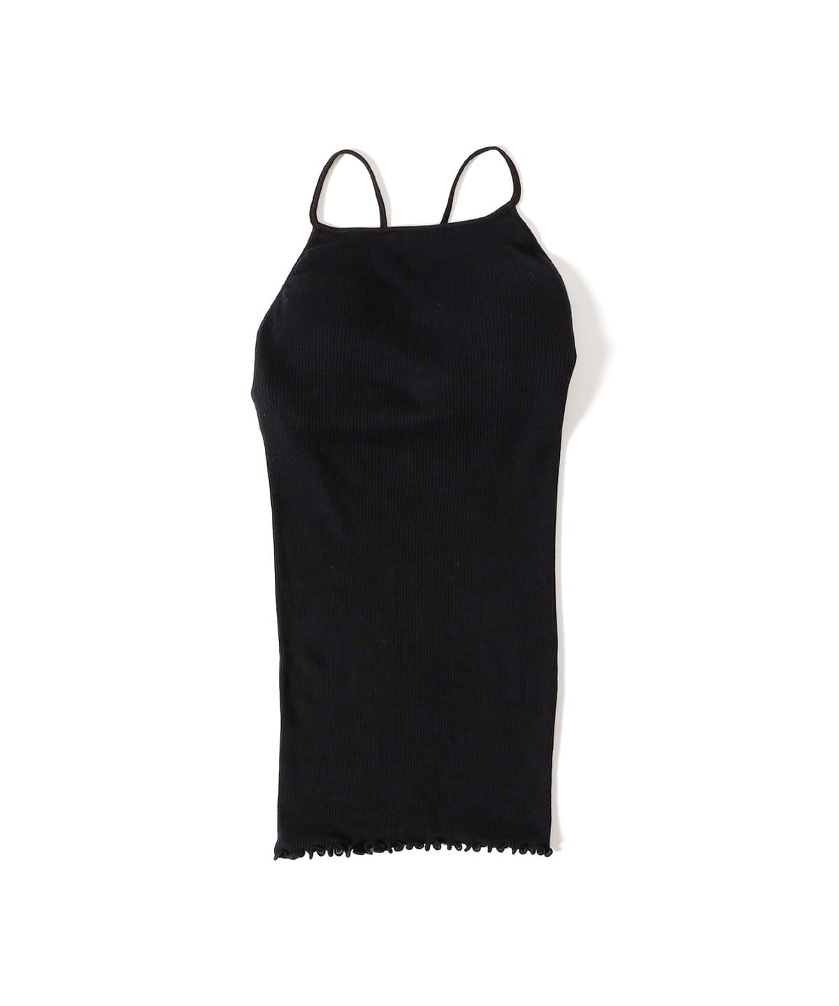 HAKUJI ハクジ / Wool rib bra camisole Tシャツ・カットソー WOMEN BLACK ONE SIZE HAKUJI ハクジ / Wool rib bra camisole Tシャツ・カットソー WOMEN BLACK ONE SIZE