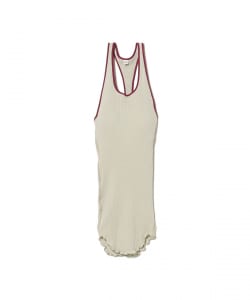 HAKUJI / Twist Cotton Asym Bra Tank Top