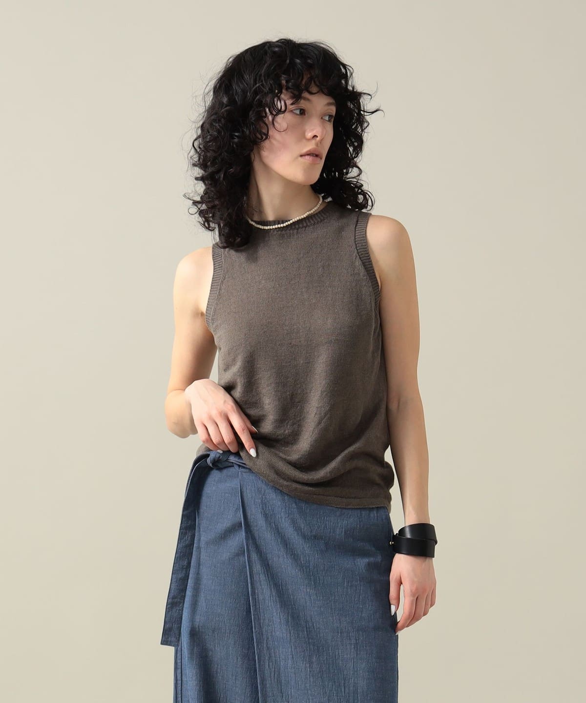 Lucia Knit Tank Tシャツ・カットソー WOMEN STEEL 2 Lucia Knit Tank Tシャツ・カットソー WOMEN STEEL 2