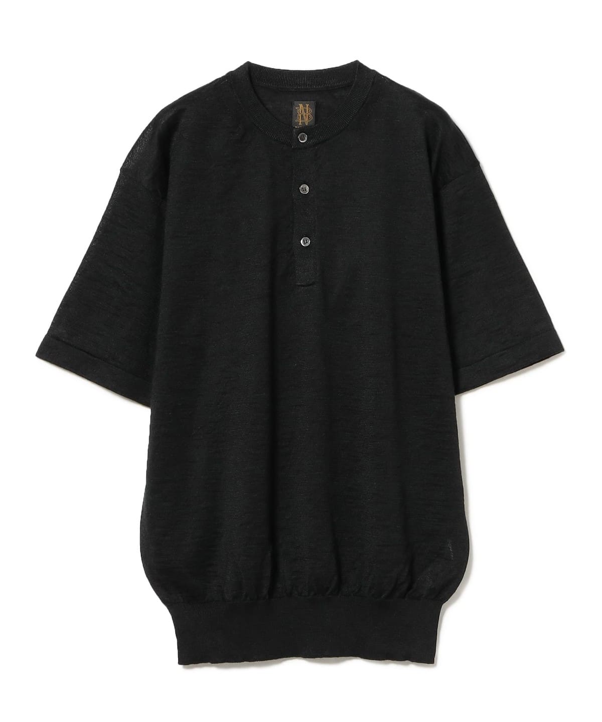 BATONER バトナー / CHOMA HENRY NECK SS トップス WOMEN BLACK 1 BATONER バトナー / CHOMA HENRY NECK SS トップス WOMEN BLACK 1