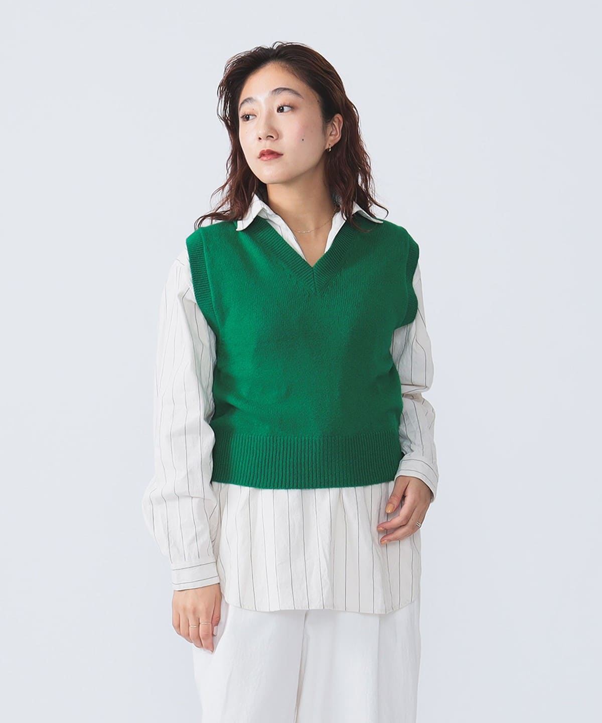 &DAUGHTER / Athea Geelong Tank トップス WOMEN PAGODA GREEN S