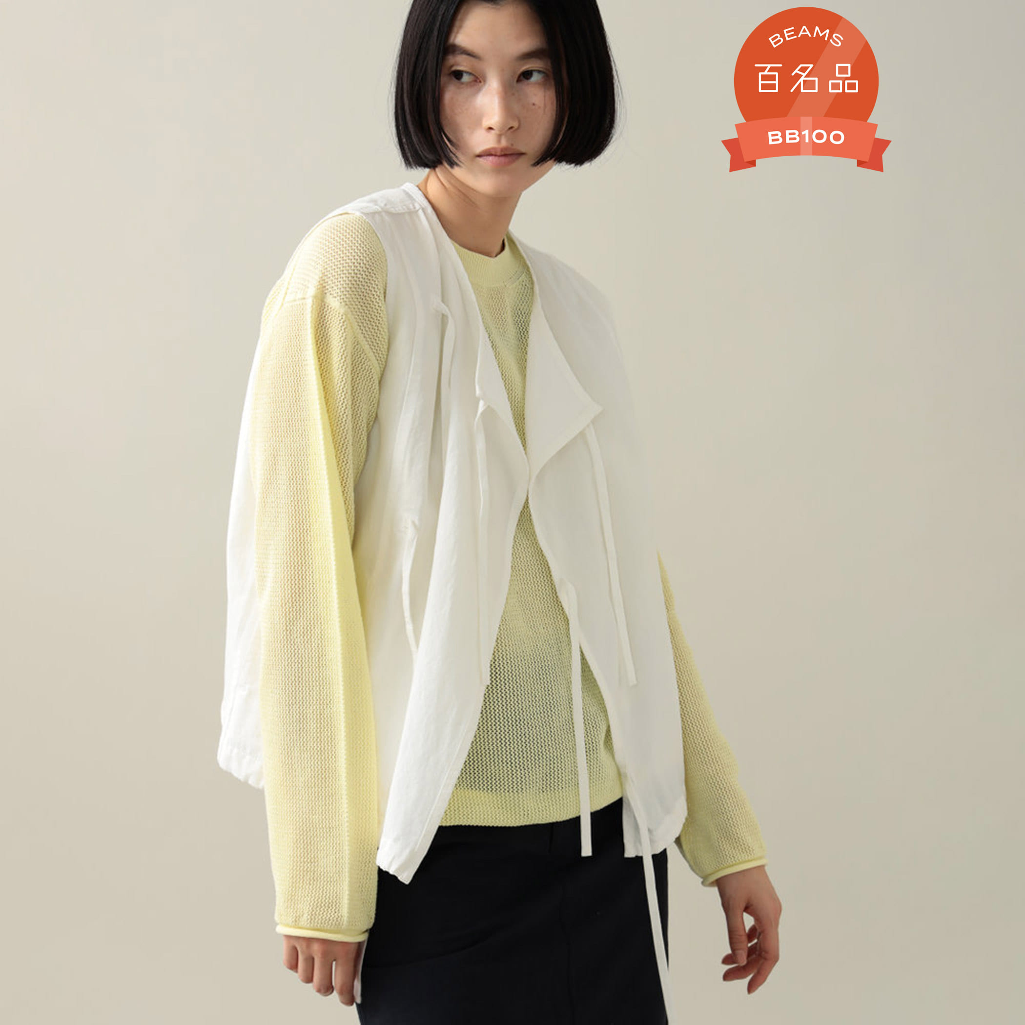 Amelia Tie Vest トップス WOMEN WHITE 1 Amelia Tie Vest トップス WOMEN WHITE 1