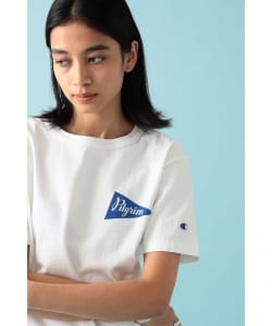 〈WOMEN〉Champion × Pilgrim Surf+Supply / Team Crew Tee