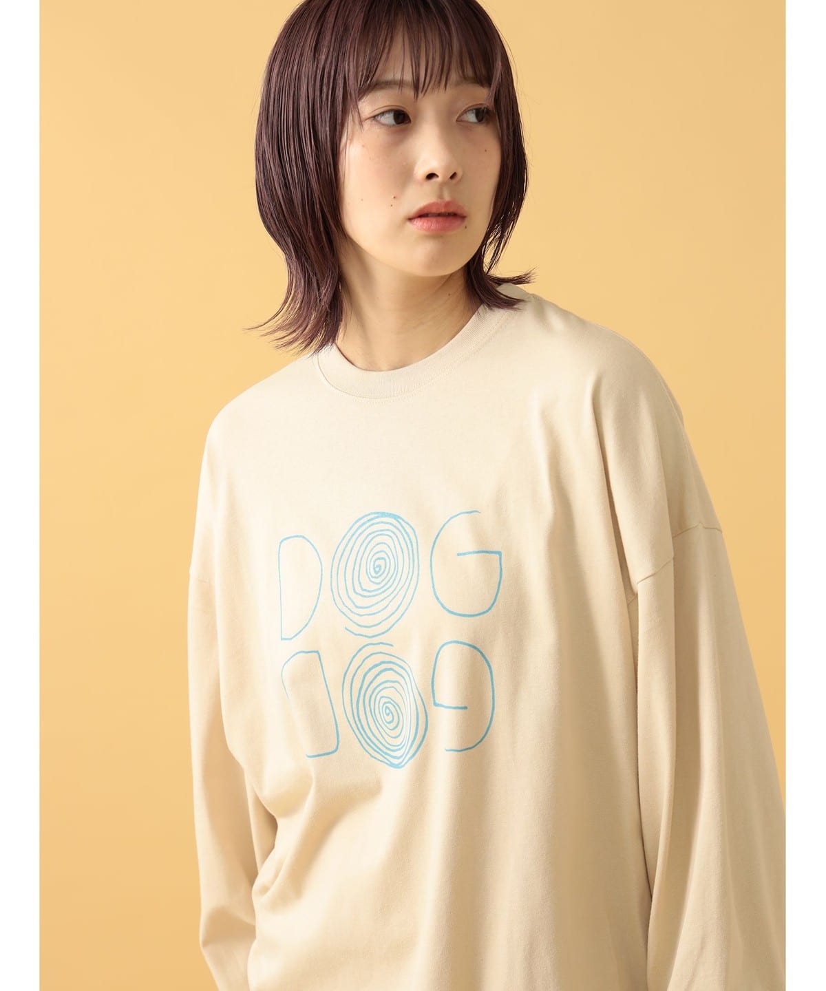 【EXCLUSIVE】GIU GIU / Long Sleeve Tee Tシャツ・カットソー WOMEN SAND M 【EXCLUSIVE】GIU GIU / Long Sleeve Tee Tシャツ・カットソー WOMEN SAND M