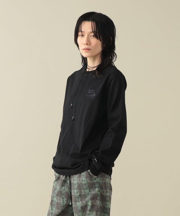 【6/25値下げ】【EXCLUSIVE】Champion / Mike Pare Embroidery Long Sleeve Tee〈WOMENS〉 Model：H175cm 　Size：S