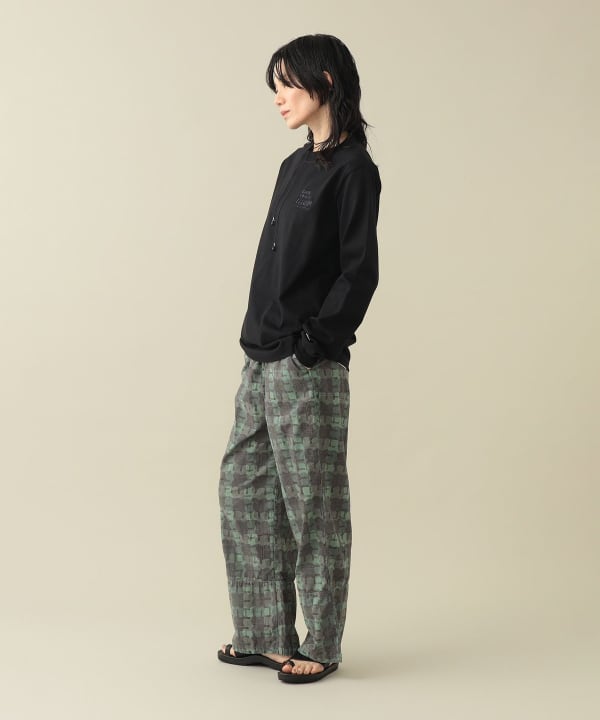 【6/25値下げ】【EXCLUSIVE】Champion / Mike Pare Embroidery Long Sleeve Tee〈WOMENS〉 Model：H175cm 　Size：S