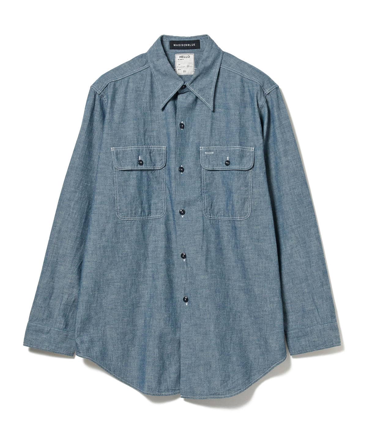 Pilgrim Surf+Supply（ピルグリム サーフ+サプライ）MADISONBLUE / HAMPTON Chambray Shirt One  Wash（シャツ・ブラウス カジュアルシャツ）通販｜BEAMS