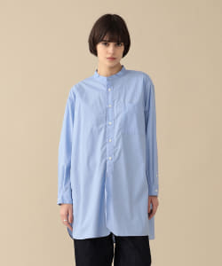 TOUJOURS / Classic Bandcollar Shirt