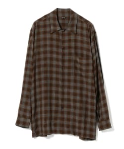 【ショップ限定商品】COMOLI / Open Collar Shirt