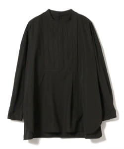 TOUJOURS / Back Button Tucked bosom Long Shirt▲