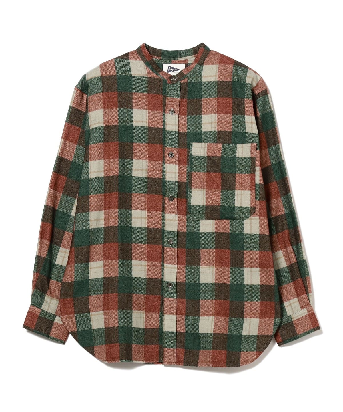 Pilgrim SURF+SUPPLY BEAMS別注 半袖シャツ チェック Lメンズ - シャツ