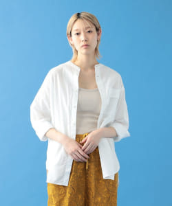 Clarice Band Collar Shirt