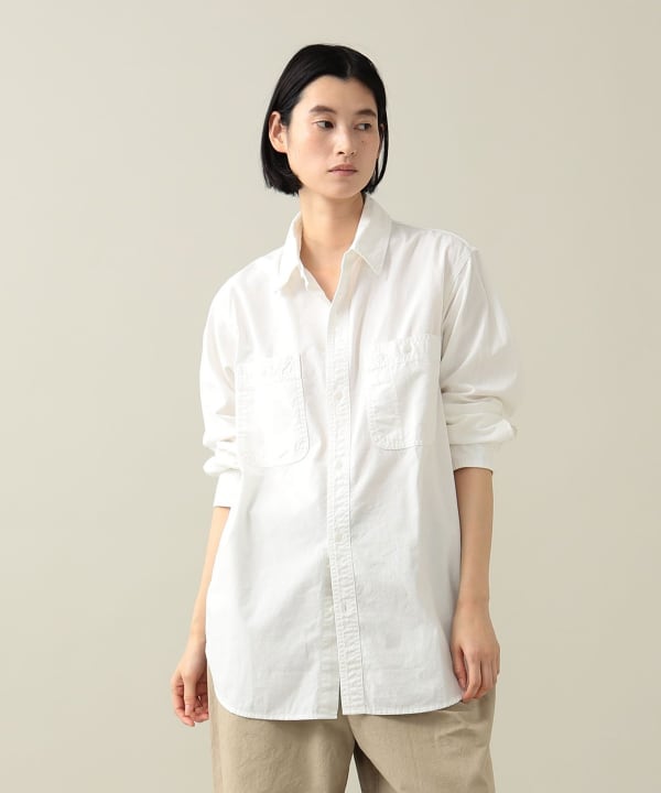 REMI RELIEF/レミレリーフ】Chambray シャツ ベージュ