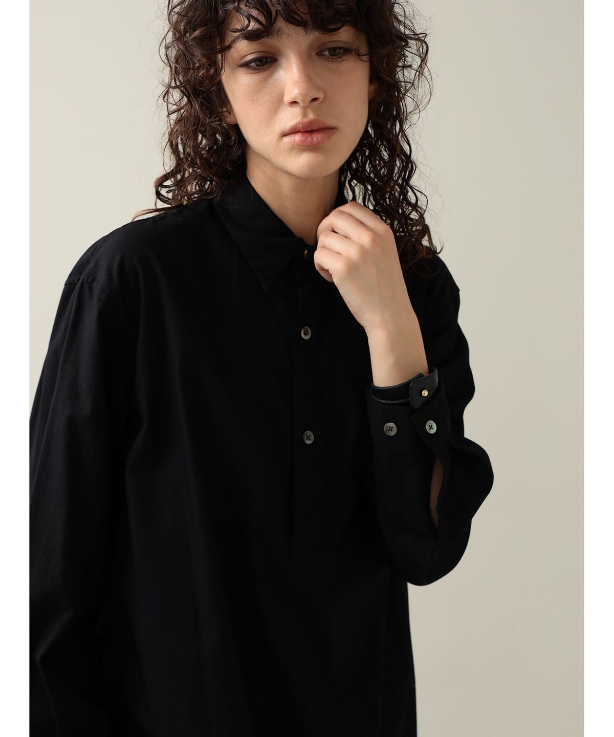 McCarthy Popover Shirt シャツ・ブラウス WOMEN BLACK XS McCarthy Popover Shirt シャツ・ブラウス WOMEN BLACK XS