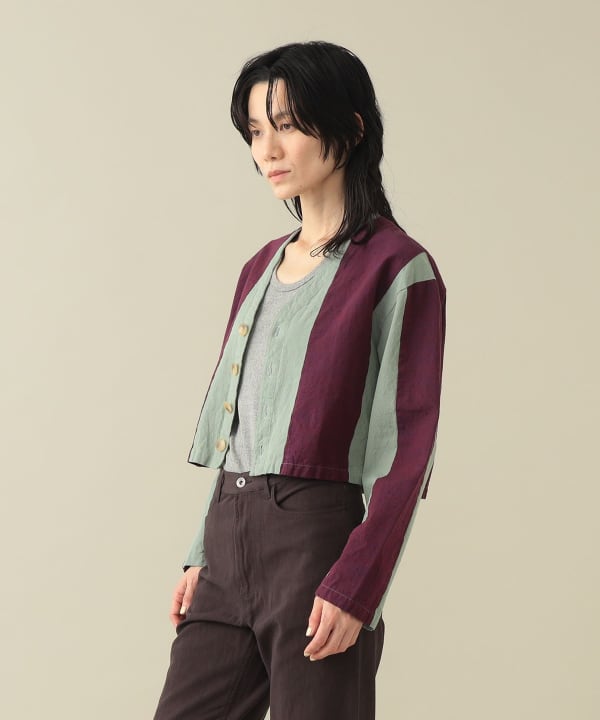 Soleil Aizu Cardigan Model：H175cm 　Size：ONE SIZE
