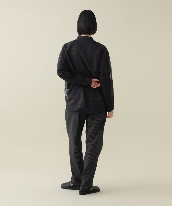 Dieter Sheer Popover Shirt Model：H170cm Size：1