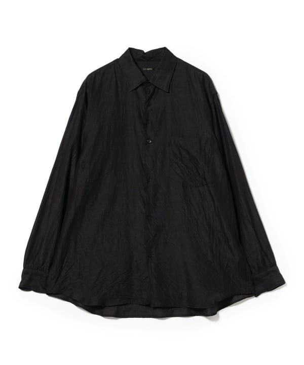 COMOLI / WOOL SILK COMOLI SHIRT