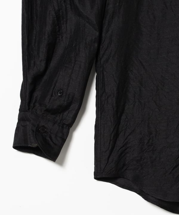 COMOLI / WOOL SILK COMOLI SHIRT