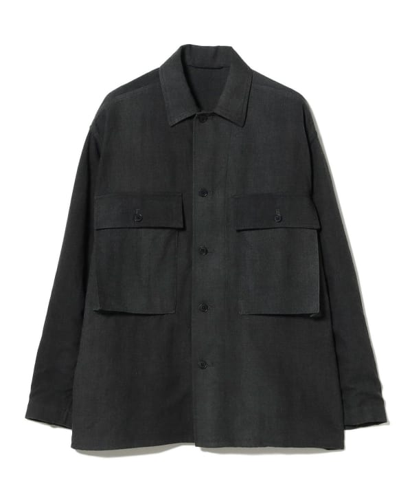 〈WOMEN〉KAPTAIN SUNSHINE / Uneven-dyed Gabardine Field Shirt Jacket