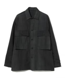 〈WOMEN〉KAPTAIN SUNSHINE / Uneven-dyed Gabardine Field Shirt Jacket