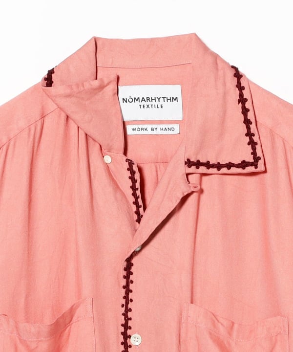 NOMARHYTHM TEXTILE / Trim Embroidery Shirt