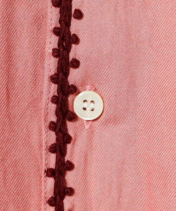 NOMARHYTHM TEXTILE / Trim Embroidery Shirt
