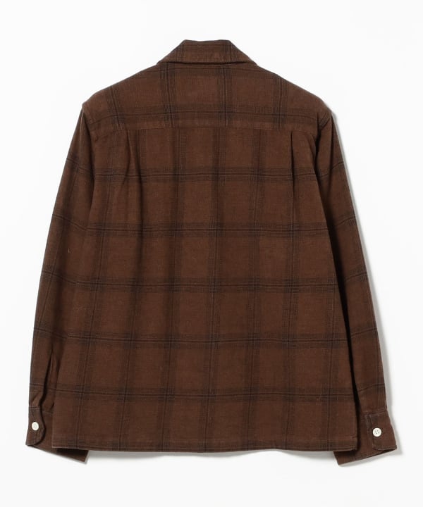 NOMARHYTHM TEXTILE / Check Small Flower Embroidery Shirt