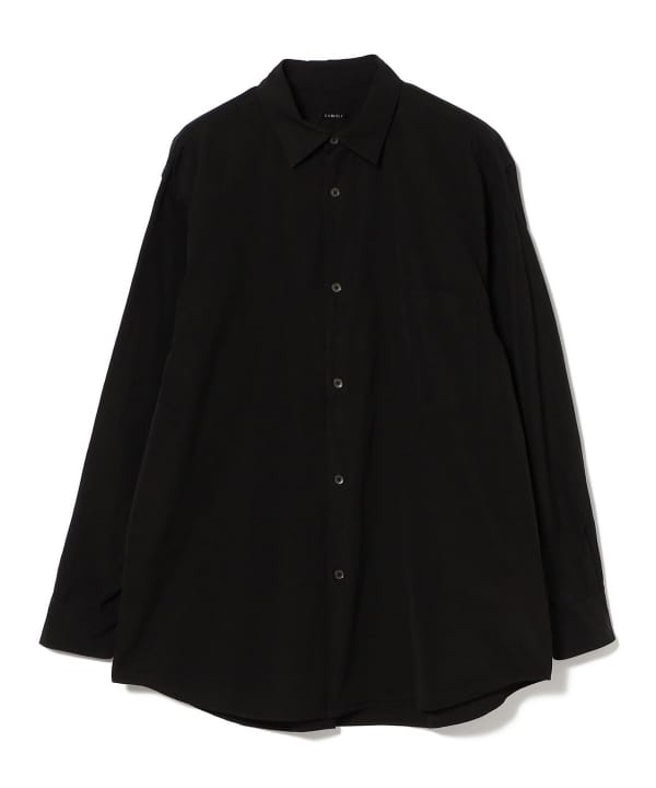 COMOLI /  BLACK COMOLI SHIRT