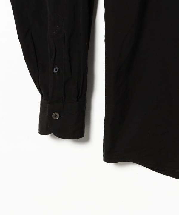 COMOLI /  BLACK COMOLI SHIRT