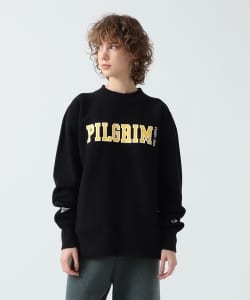 ＜WOMEN＞Champion × Pilgrim Surf+Supply / Print Mock Sweatshirt
