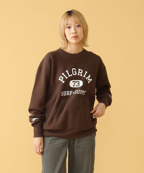 Pilgrim Surf+Supply（ピルグリム サーフ+サプライ）【COLLABORATION】〈WOMEN〉Champion / Reverse  Weave Sweatshirt（トップス スウェット）通販｜BEAMS