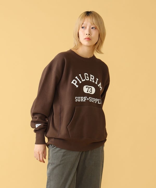 Pilgrim Surf+Supply（ピルグリム サーフ+サプライ）【COLLABORATION】〈WOMEN〉Champion / Reverse  Weave Sweatshirt（トップス スウェット）通販｜BEAMS