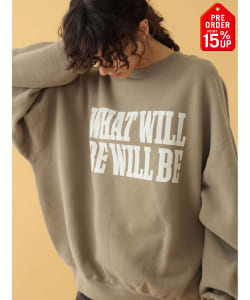【+15%ポイントUP】【EXCLUSIVE】REMI RELIEF / Printed Crew Sweat