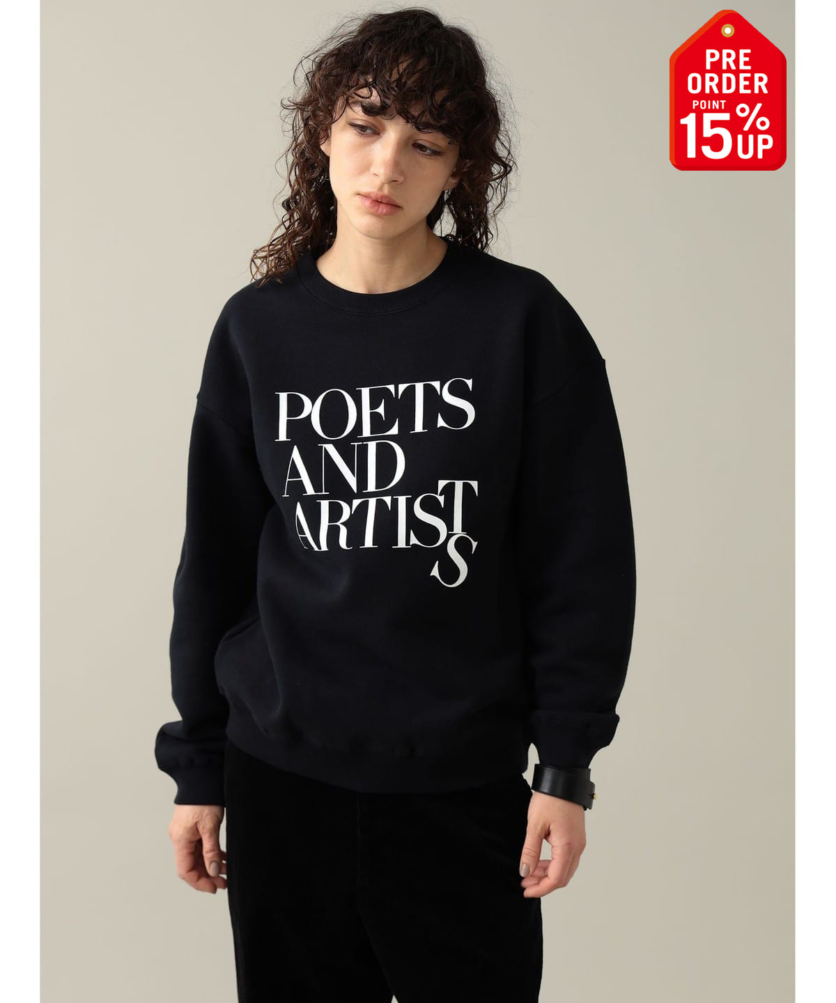 【+15%ポイントUP】Poets and Artists Crew トップス WOMEN BLACK XS 【+15%ポイントUP】Poets and Artists Crew トップス WOMEN BLACK XS