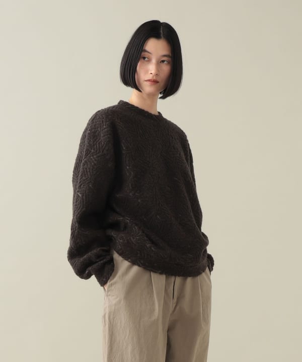 【+10%ポイントUP】Norton Fleece Crew Model：H170cm Size：XS