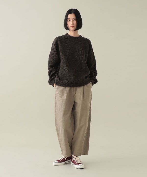 【+10%ポイントUP】Norton Fleece Crew Model：H170cm Size：XS
