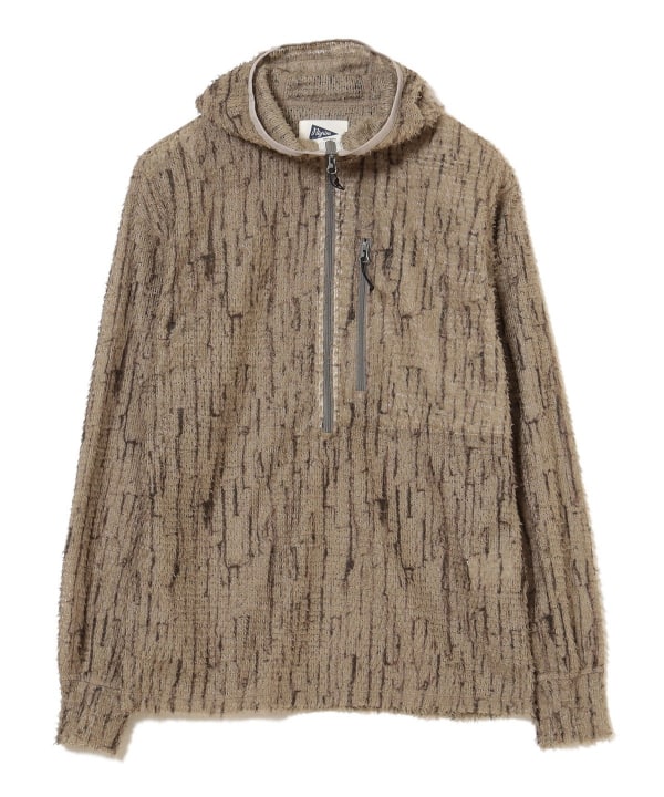 【+10%ポイントUP】Carleton Hooded Popover 樹皮から着想を得た転写プリント